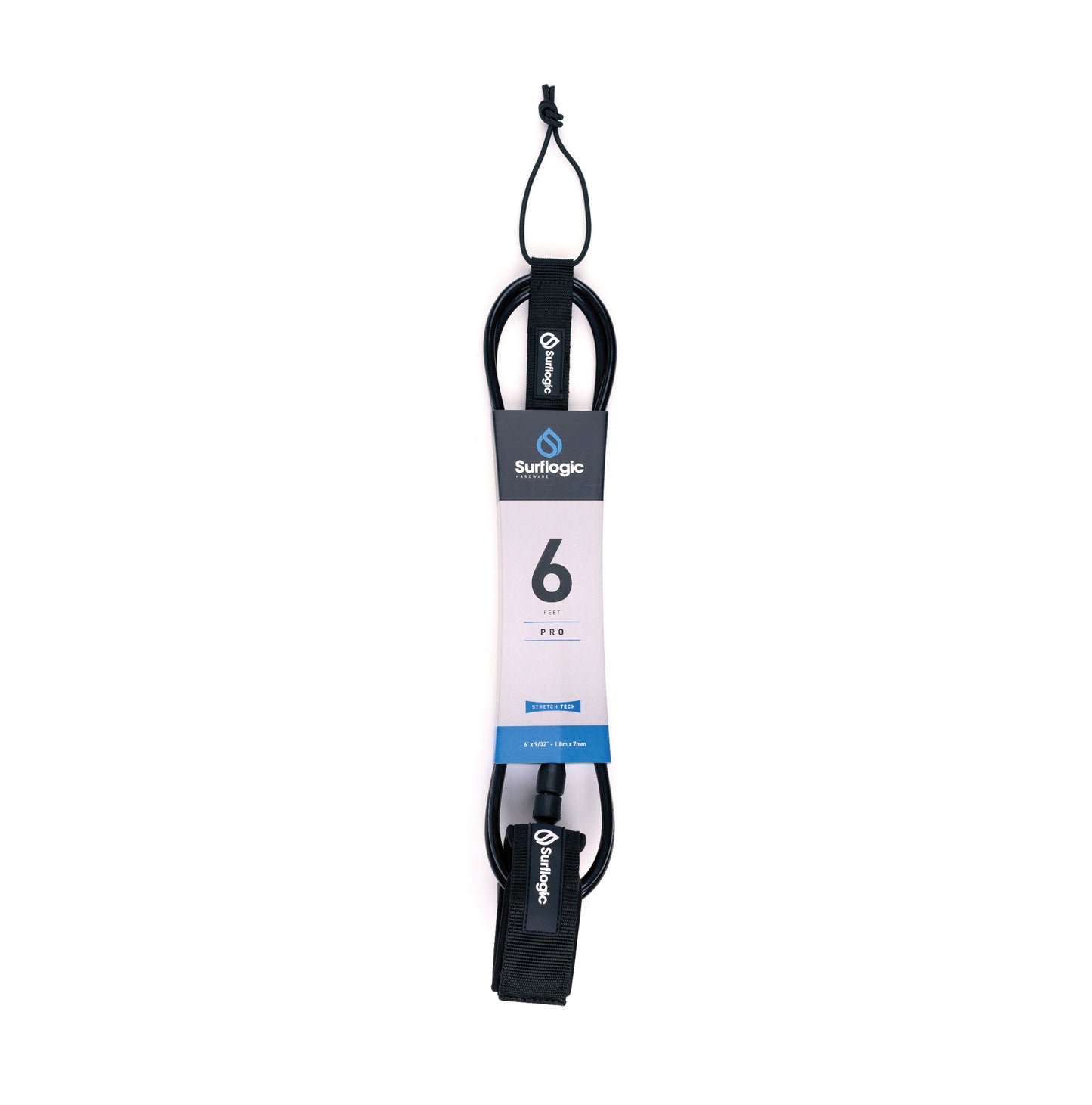 Surflogic Leash Pro 6' black