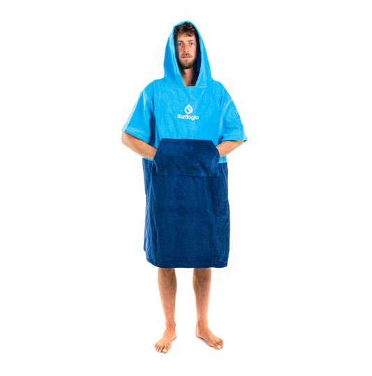 Surflogic Cyan and Navy Poncho