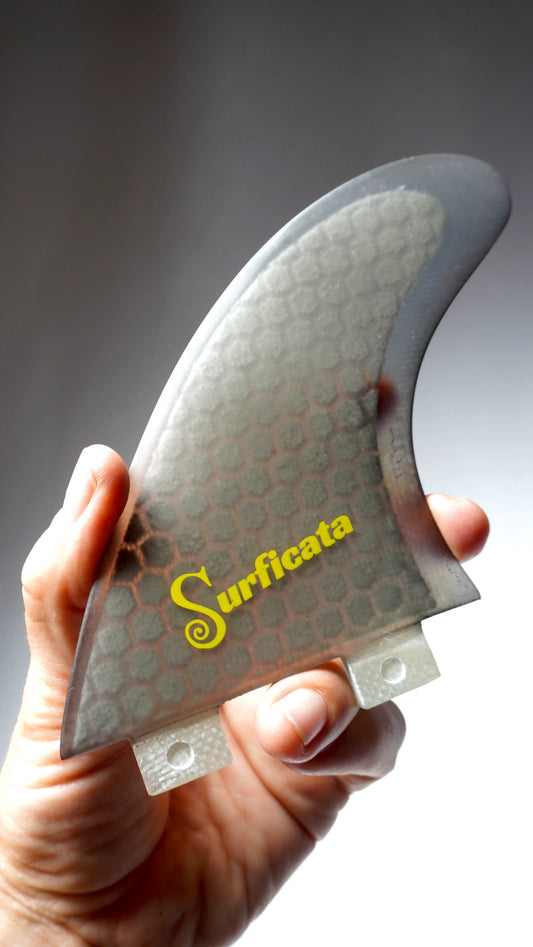 Surficata Honeycomb finy FCS I, černá, ruce průsvitná