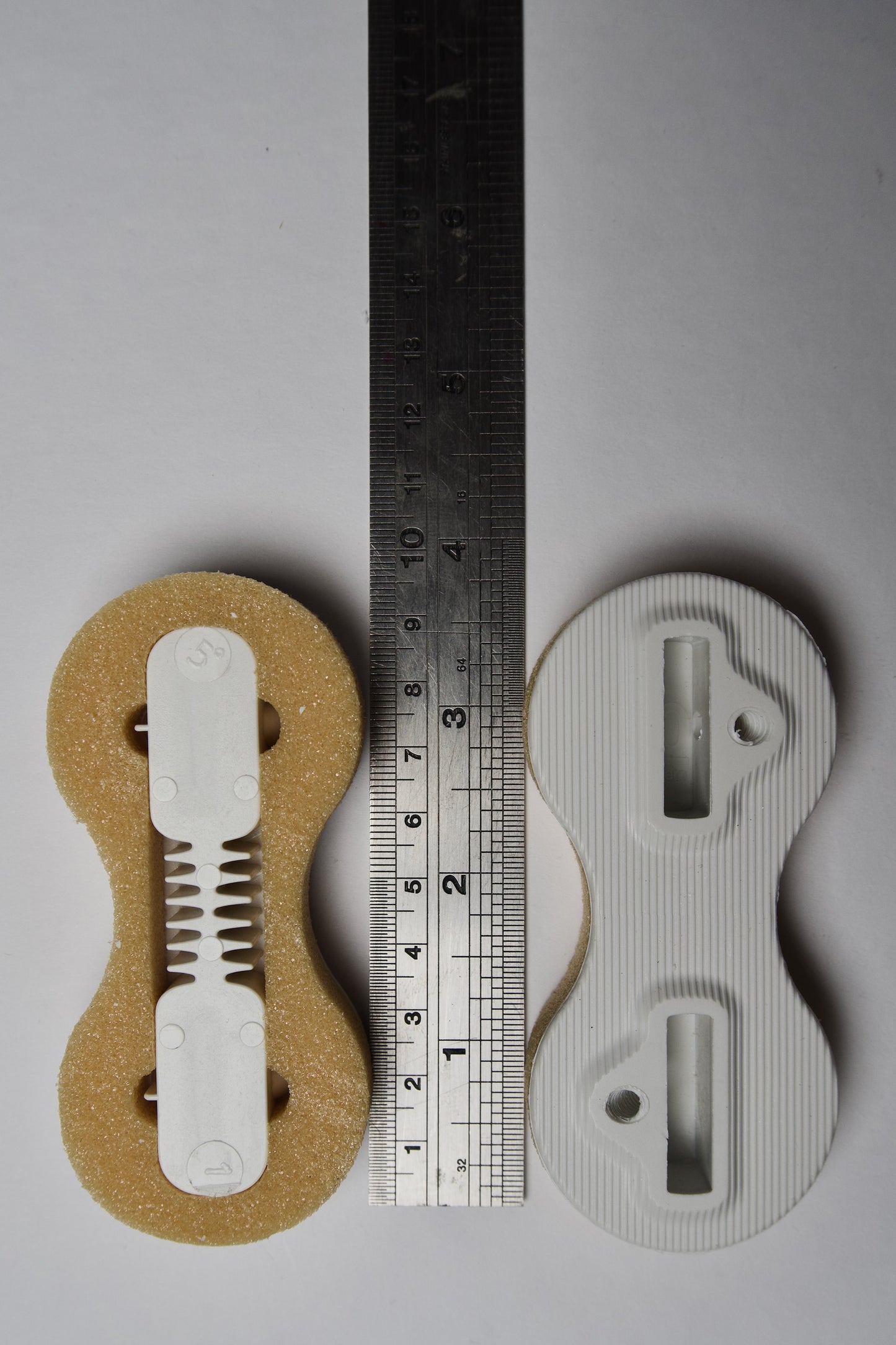 Fin Box FCS I with Foam Insert Set White