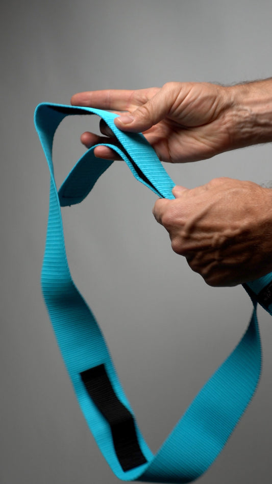 Belt pro leash river surf, pásek modrý pro river surf suchý zip, značka Mirka