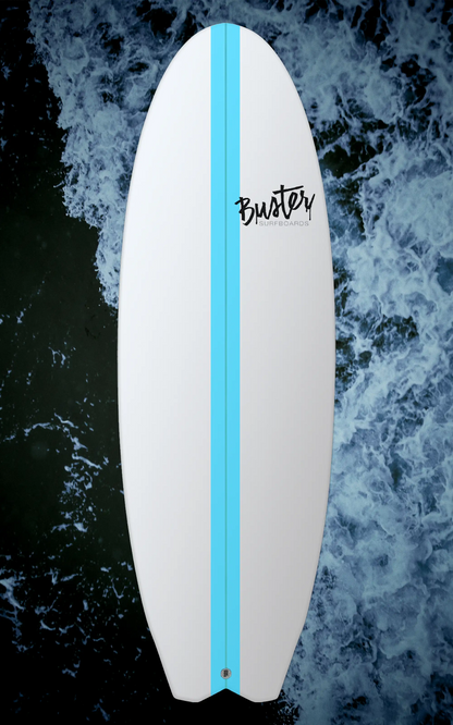Surfboard Buster 5'0 Space Twin Super Rails ocean