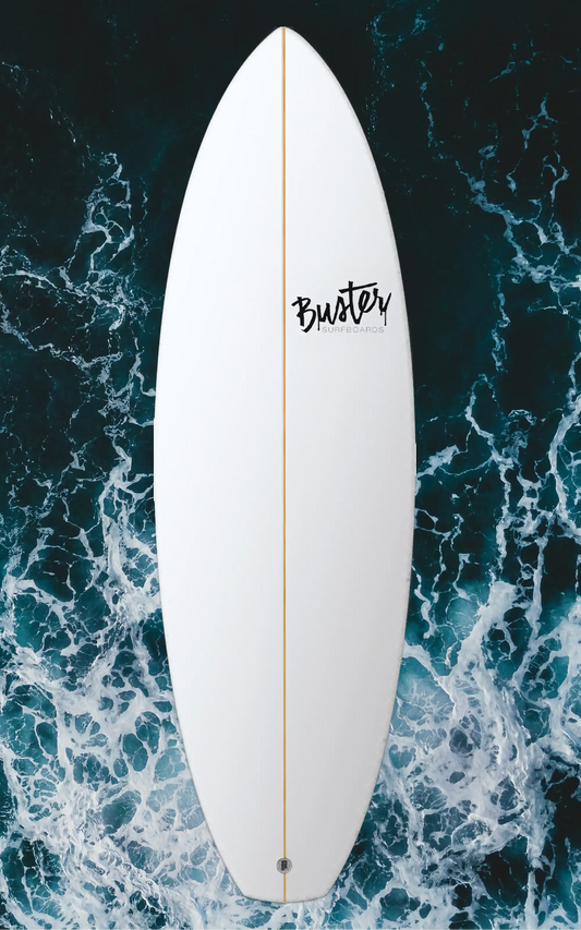 Surfboard Buster 5'2 G-Type Super Rails and ocean